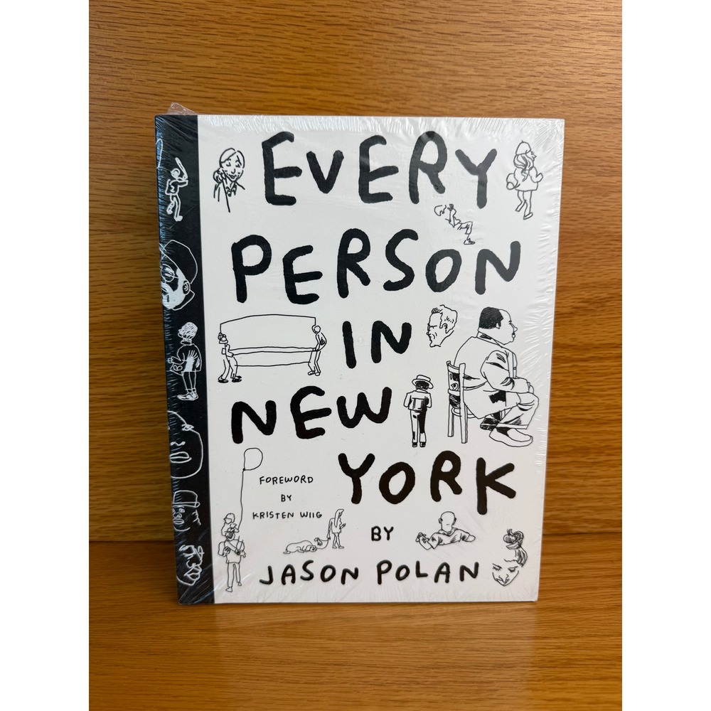 NWT CHRONICLE BOOKS Every Person in New York Jason Polan Art Book OS